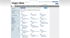 Desktop Screenshot of bloggersmania.com