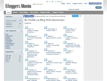 Tablet Screenshot of bloggersmania.com